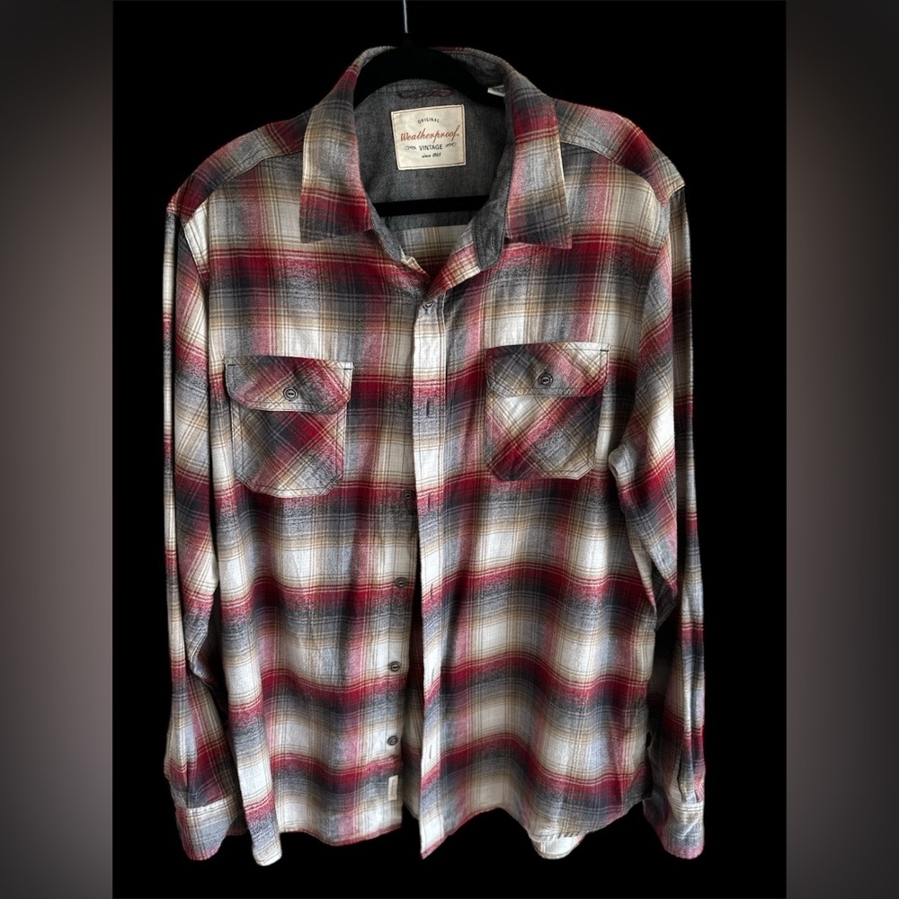 Original Weatherproof Vintage Flannel Shirt - size XL